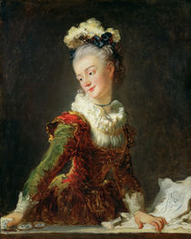 Marie-Madeleine Guimard  by Jean-Honore Fragonard