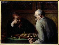 The Chess Players von Honore Daumier