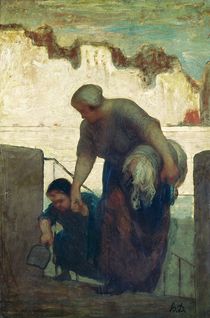 The Washerwoman von Honore Daumier