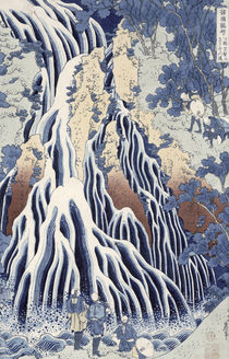 Kirifuri Fall on Kurokami Mount by Katsushika Hokusai