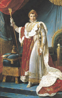 Napoleon I in his coronation robe by Baron Francois Pascal Simon Gerard