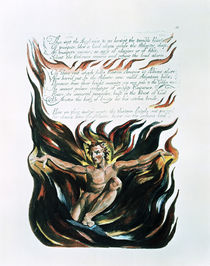 America a Prophecy; 'Thus wept the Angel voice' by William Blake