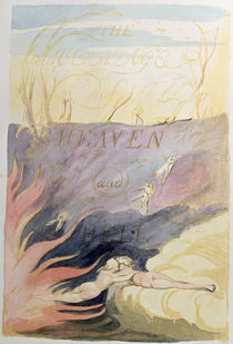 The Marriage of Heaven and Hell; title-page by William Blake