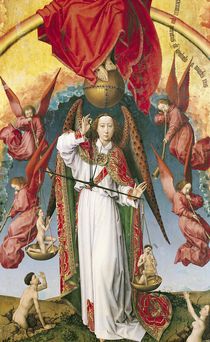 St. Michael Weighing the Souls von Rogier van der Weyden