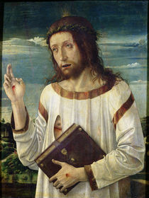 Christ Blessing  by Giovanni Bellini