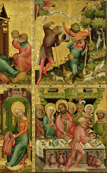 The Annunciation to the Shepherds and the Marriage at Cana by Master Bertram of Minden