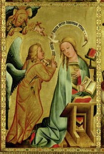 The Annunciation from the High Altar of St. Peter's in Hamburg by Master Bertram of Minden
