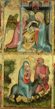 The Annunciation and the Flight into Egypt by Master Bertram of Minden