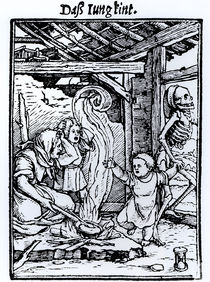 Death Taking a Child by Hans Holbein the Younger