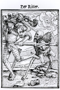 Death and the Knight von Hans Holbein the Younger
