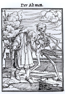 Death and the Old Man von Hans Holbein the Younger