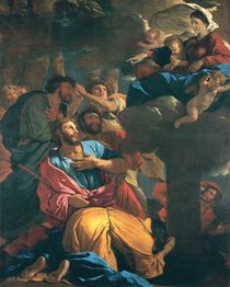 The Apparition of the Virgin the St. James the Great by Nicolas Poussin