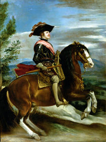 Equestrian Portrait of King Philip IV of Spain  von Diego Rodriguez de Silva y Velazquez
