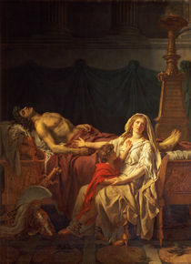 Andromache mourning Hector von Jacques Louis David