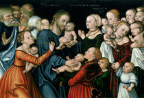 Suffer the Little Children to Come Unto Me by the Elder Lucas Cranach