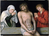 Christ as the Man of Sorrows with the Virgin and St. John  by the Elder Lucas Cranach