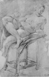 Model of Evening  von Michelangelo Buonarroti