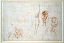 Study for a Group of Wrestlers by Michelangelo Buonarroti