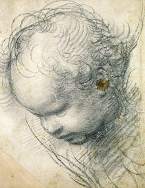 Head of a Cherub  by Raphael