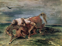 Mazeppa  by Ferdinand Victor Eugene Delacroix