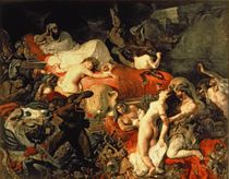 The Death of Sardanapalus von Ferdinand Victor Eugene Delacroix