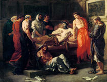 Study for The Death of Marcus Aurelius  von Ferdinand Victor Eugene Delacroix