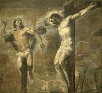 Christ on the Cross and the Good Thief by Titian