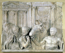 Relief depicting preparations for a sacrifice  by Roman