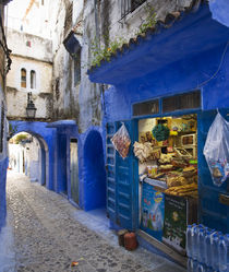 Local Food Store in the Chefchaouen Medina. by Tom Hanslien