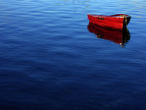 red rowboat by Ed Book