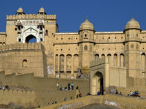 Amber Fort Jaipur India by James Menges