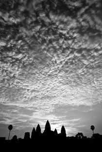 Angkor Wat - Low Angle B&W by Russell Bevan Photography