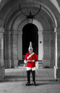 London. Horse Guards Parade. Guardsman. by Alan Copson