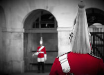 London. Horse Guards Parade. Guardsman. by Alan Copson