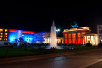 Festival of Lights at the Brandenburger Tor/Berlin by Benjamin Hiller