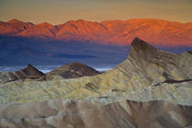 Mornings first light on Zabriskie Point and Death Valley Below, California von Danita Delimont