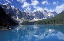 Moraine Lake, set in the Valley of Ten Peaks, Canada. von Danita Delimont