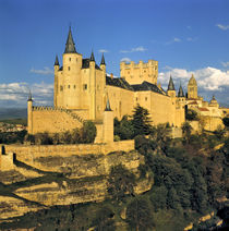 Europe, Spain, Segovia. The imposing Alcazar von Danita Delimont