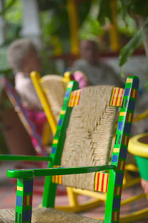 BARBADOS, Dover Beach Rocking Chair Detail Casuarina Beach Club by Danita Delimont