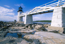 NA, USA, Maine, Port Clyde.  Marshall Point lighthouse. von Danita Delimont