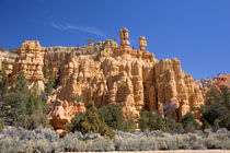 Sandstone rock formation in the Red Canyon von Danita Delimont
