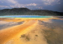 NA, USA, Wyoming, Yellowstone NP Grand Prismatic Geyser by Danita Delimont