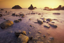 NA, USA, California, Northern California Sunset along Crescent Beach von Danita Delimont