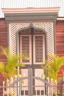 BARBADOS-West Coast-Weston: Colorful House Detail  Walter Bibikow 2004 von Danita Delimont