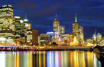 Melbourne, Australia. A nighttime in Melbourne, von Danita Delimont