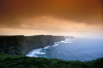 UK, Ireland, County Clare, The Cliffs of Moher, filtered sky by Danita Delimont