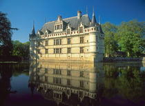 Chateau of Azay-le-Rideau, Indre-et-Loire, Loire Valley, France by Danita Delimont