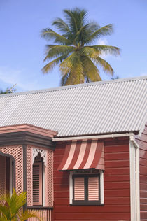 BARBADOS-West Coast-Weston: Colorful House Detail  Walter Bibikow 2004 von Danita Delimont