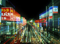 Japan, Tokyo, Shinjuku Neon by Danita Delimont