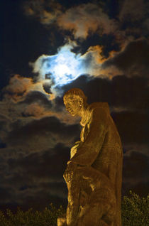 Mexico, San Miguel de Allende, The Jardin, Statue of Fray Juan de San Miguel von Danita Delimont